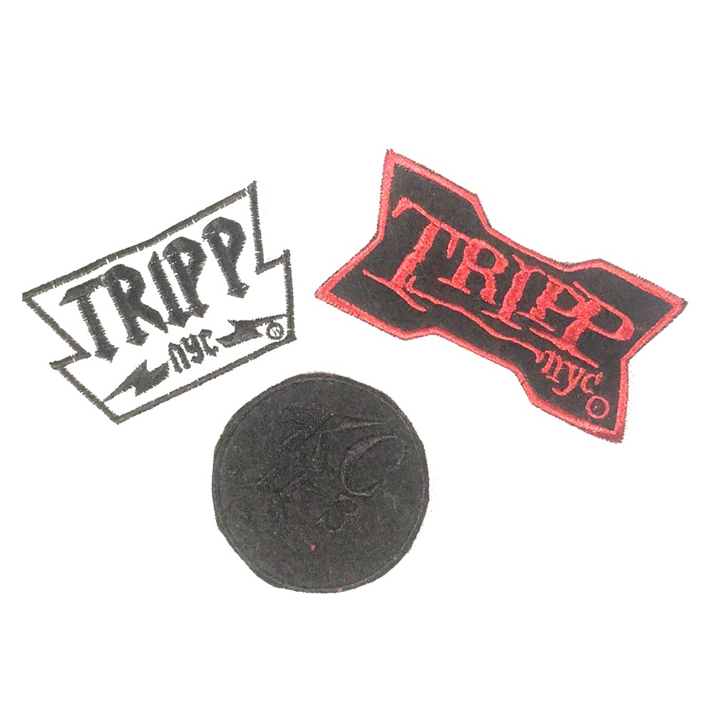 Tripp NYC and Lip Service embroidered patc…